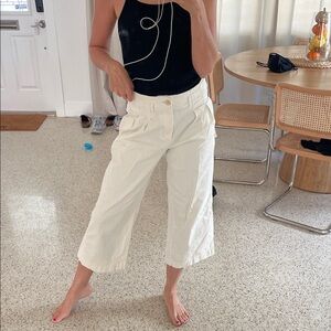 Anthropologie Maeve Women's Cream Pants
